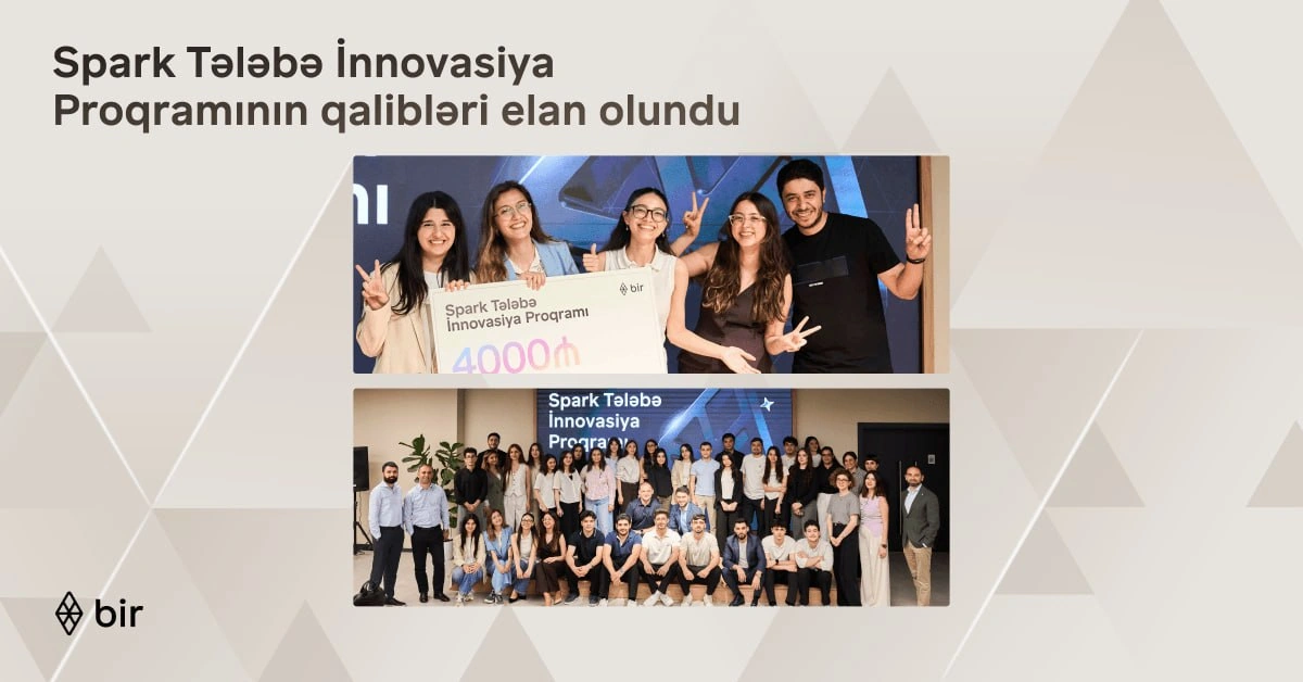 Bir ekosistemi “Spark Tələbə İnnovasiya Proqramı”nın qaliblərini elan etdi
