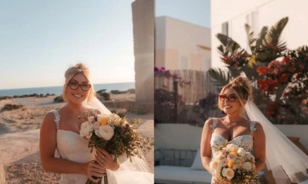 Model özü ilə evləndi - Toyuna 50 min dollar xərclədi - FOTO