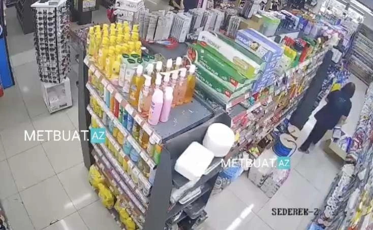 Göyçayda güclü zəlzələ anı kamerada - VİDEO
