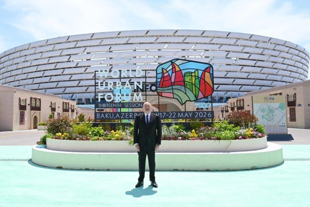 Prezident Bakı Olimpiya Stadionunda – FOTO
